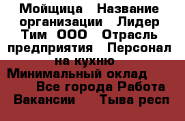 Мойщица › Название организации ­ Лидер Тим, ООО › Отрасль предприятия ­ Персонал на кухню › Минимальный оклад ­ 31 350 - Все города Работа » Вакансии   . Тыва респ.